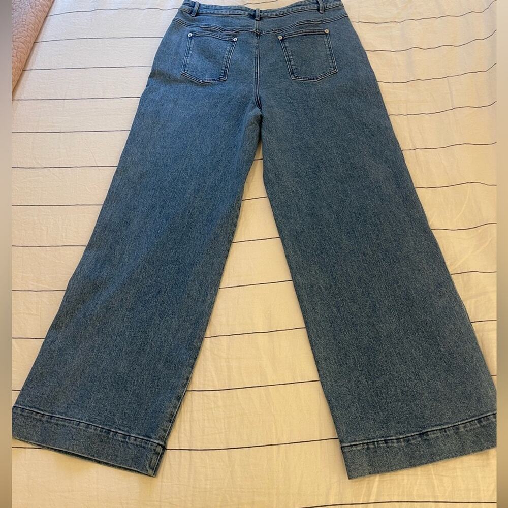 NWOT STAUD Grayson Medium Wash Jeans Size 12 - Picture 9 of 11